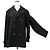 Autre Marque Comme des Garcons Abrigo Pea Coat de lana de doble manga Negro - vista 7