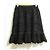 Autre Marque Falda de punto tweed GRACE CONTINENTAL Negro