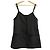 Autre Marque TREFLE+1 TRF23A6000 Samt-Camisole Bustier Schwarz