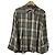 Autre Marque DOUBLE STANDARD CLOTHING Camicia in lana e viscosa Marrone