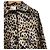 Autre Marque Abrigo Balmacaan de algodón estampado leopardo SEMICOUTURE Castaño - vista 3