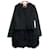 Autre Marque Abrigo sin cuello Ninamew Negro
