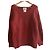 Autre Marque ISLAND TIDES Mohair-Strickpullover Rot