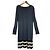 Autre Marque Paule Ka Strickkleid Braun Schwarz Weiß