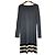 Autre Marque Paule Ka Strickkleid Braun Schwarz Weiß - Ansicht 2
