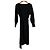 Autre Marque 23ku Strickkleid aus Wolle Blau Marineblau - Ansicht 4