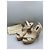 Sandali wedge espadrilles in pelle Monogram Empreinte Louis Vuitton Ivory Donna EU 40 con dust bag Bianco Beige - vista 3