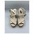 Sandali wedge espadrilles in pelle Monogram Empreinte Louis Vuitton Ivory Donna EU 40 con dust bag Bianco Beige - vista 4