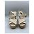 Sandali wedge espadrilles in pelle Monogram Empreinte Louis Vuitton Ivory Donna EU 40 con dust bag Bianco Beige - vista 5