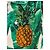 Top Dolce & Gabbana de lentejuelas con estampado tropical de piña Blanco Verde - vista 4