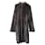 Rizal Cappotto reversibile in pelle di coniglio Marrone scuro  - vista 1