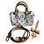 Borsa Louis Vuitton Nano Speedy X Takashi Murakami Nuova Bianco Multicolore