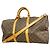Louis Vuitton Boston Monogram Keepall Bandoulière 50 Marrone