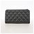 Cartera larga Chanel Matelassé Negro - vista 7