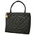Borsa Tote Chanel in pelle di vitello grana nera Nero