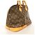 Borsa Louis Vuitton Monogram Alma Marrone - vista 2