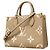 Louis Vuitton Monogram Empreinte Bicolor OnTheGo PM Handtasche Grau Roh