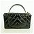 Borsa a tracolla con catena Chanel V-Stitch Nero - vista 10