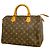 Bolso Louis Vuitton Monogram Speedy 30 Castaño