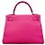 Hermès Borsa Hermes Kelly 28 Porpora - vista 14