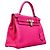 Hermès Borsa Hermes Kelly 28 Porpora - vista 2