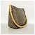 Borsa a tracolla Louis Vuitton Monogram Looping MM Marrone - vista 2