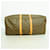 Louis Vuitton Boston Monogram Keepall 55 Marrone - vista 3