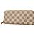 Louis Vuitton Damier Azur Portefeuille Clemence Long Wallet Bianco