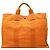 Hermès Orange Canvas Fourre Tout MM Arancione