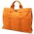 Hermès Orange Canvas Fourre Tout MM Arancione - vista 2