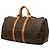 Louis Vuitton Brown Monogram Keepall 55 Marrone - vista 2