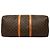 Louis Vuitton Brown Monogram Keepall 55 Marrone - vista 3