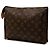 Necessaire Louis Vuitton Brown Monogram 26 Marrone - vista 2