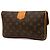 Clutch Slim Sofia Coppola Monogram Marrone Louis Vuitton - vista 2
