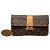 Clutch Slim Sofia Coppola Monogram Marrone Louis Vuitton - vista 7