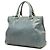 Borsa Satchel Prada Blue Vitello Shine Blu chiaro - vista 2