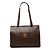 Céline Celine Brown Macadam Coated Canvas Tote Braun Dunkelbraun