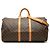Louis Vuitton Brown Monogram Keepall Bandouliere 55 Braun