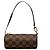 Louis Vuitton Brown Damier Ebene Papillon Pochette Marrone