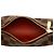 Louis Vuitton Brown Damier Ebene Papillon Pochette Marrone - vista 4