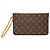 Pouch Louis Vuitton Brown Monogram Neverfull MM Marrone