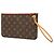 Pouch Louis Vuitton Brown Monogram Neverfull MM Marrone - vista 2