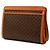 Céline Clutch Celine Brown Macadam Coated Canvas Marrone - vista 2