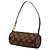 Louis Vuitton Brown Damier Ebene Papillon Pochette Marrone - vista 2