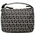 Fendi Handtasche aus grauem Zucchino-Canvas Braun