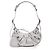 Balenciaga Silver Sparkling Fabric Motocross Le Cagole XS Argento - vista 7