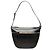 Sac à épaule en cuir Burberry Black House Check Trimmed Noir