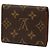Tarjetero Louis Vuitton Brown Monogram Envelope Castaño - vista 2