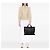 Hermès Gray Canvas Herline MM Marrone Grigio antracite - vista 6