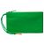 Pouch Bottega Veneta in pelle verde con tasca zip